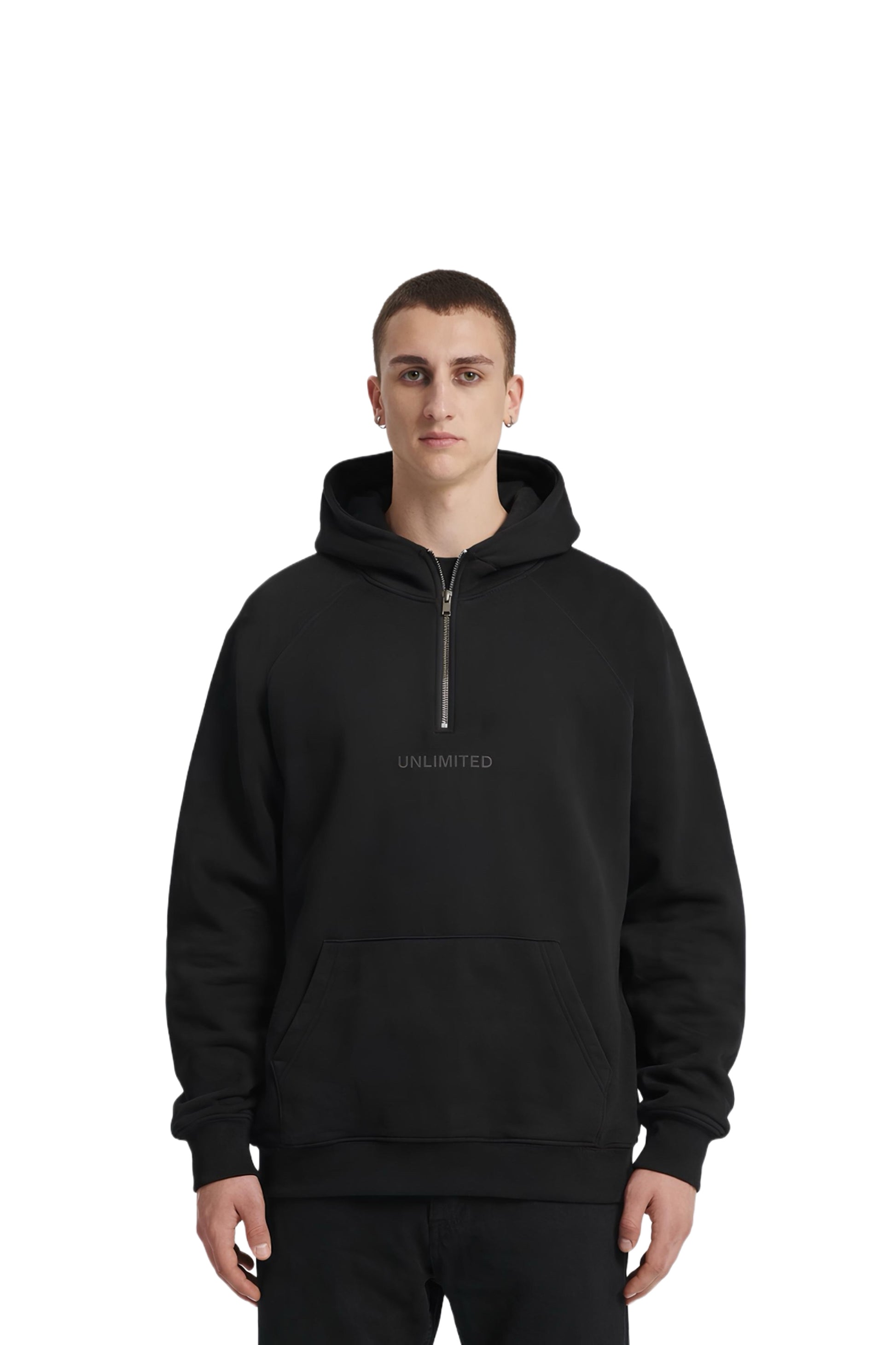 QUARTER ZIPPER HOODIE