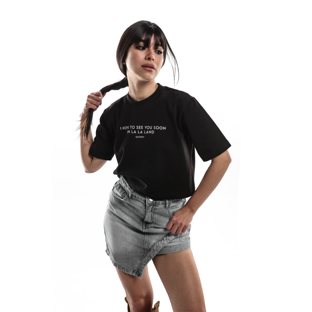 Oversized crop top